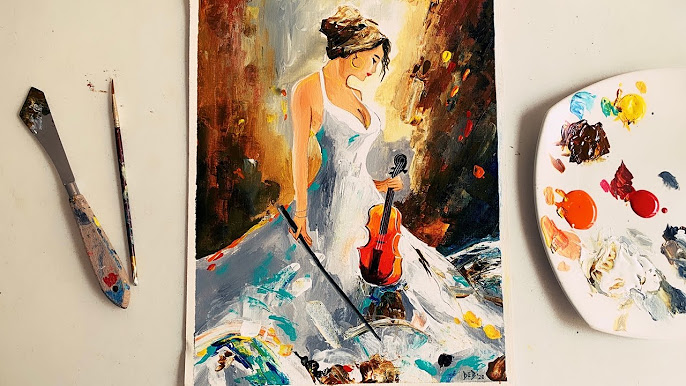 Palette Knife and Brush Painting with Acrylics – Mondays, 1:30 pm