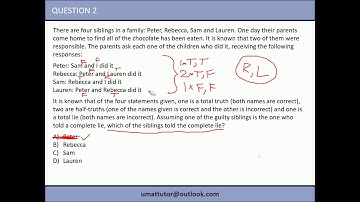 UMAT Section 1, Tutorial 3: The 