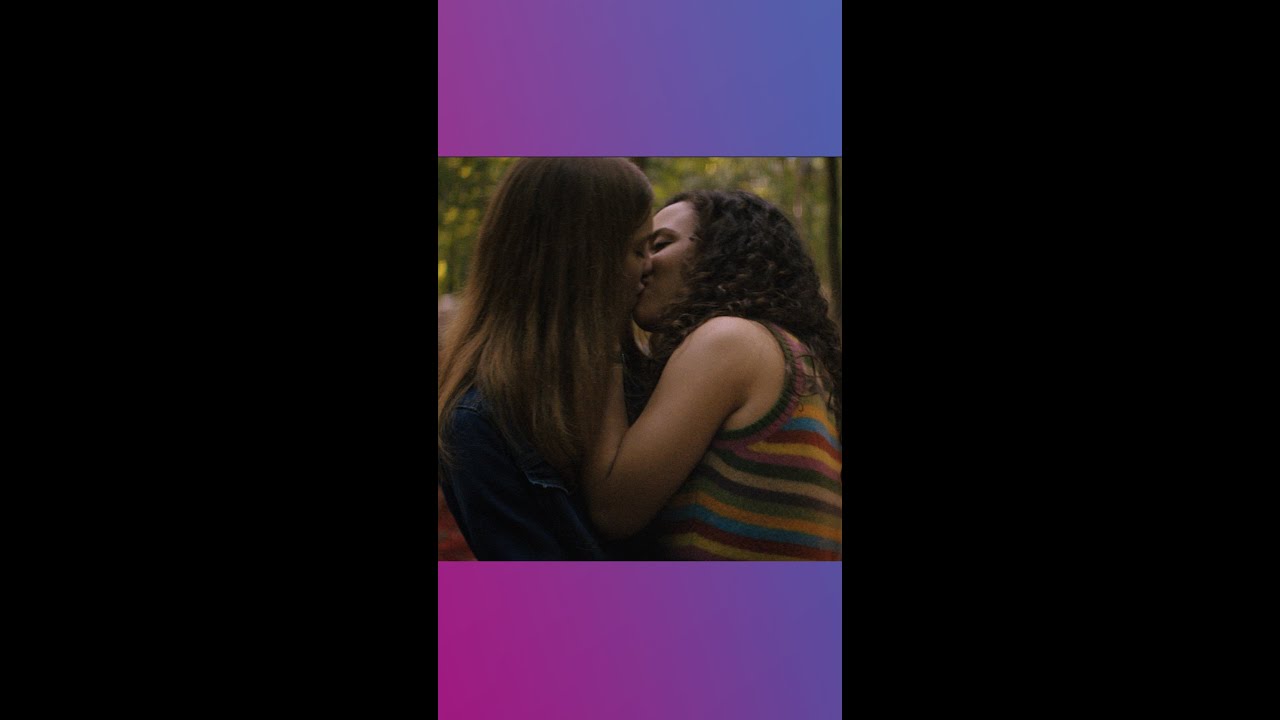 every Sam & Deena kiss in FEAR STREET you're welcome happy pride 