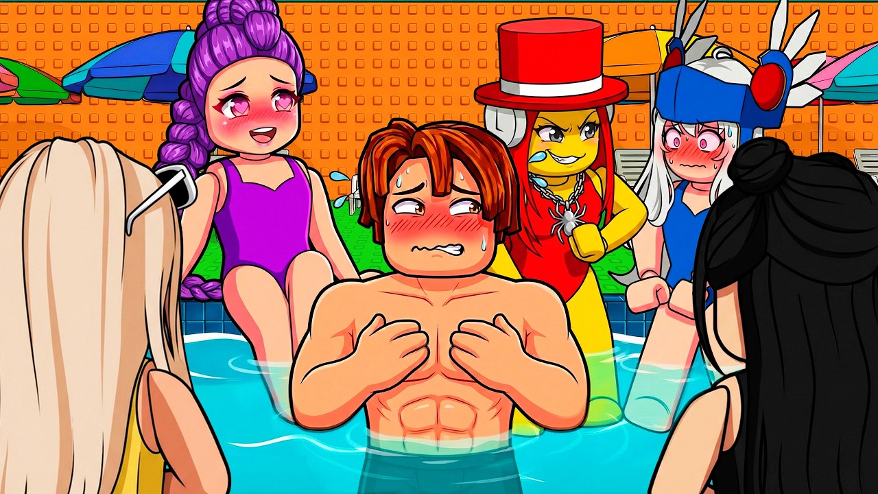 Stuck at Only Girls Pool Party