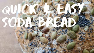 IRISH SODA BREAD RECIPE WITHOUT BUTTERMILK - QUICK AND EASY - NO YEAST, NO KNEAD BREAD
