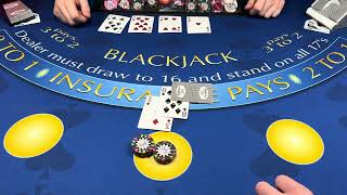 Blackjack High Limit 6 Deck Shoe Session Dealer Is A Savage Despite Using Blackjack Basic Strategy