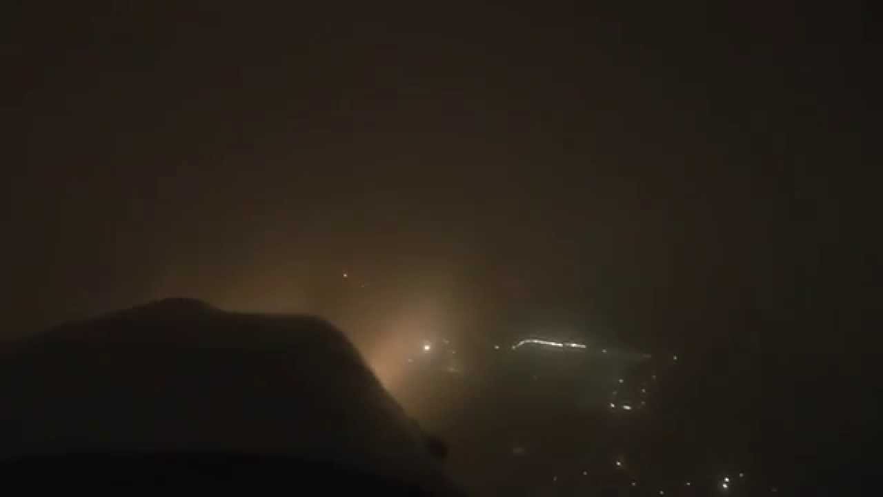 Night IFR approach at KFMY 800ft ceiling DEC 27 2014 YouTube