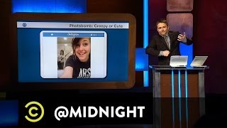 David Spade, Andi Osho, Neal Brennan - Photobomb: Creepy or Cute - @midnight w/ Chris Hardwick