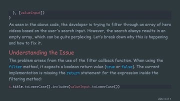 Fixing the Empty Array Issue in Your React Search Function