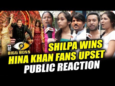 Hina Khan FANS UPSET With Shilpa Shinde's Bigg Boss 11 WIN | Public Reaction,I Love US  Meet Shreya & Ananya,FANS UPSET With Bigg Boss Winner Shilpa Shinde - Here's Why,Hina Khan REGRETS Calling Sakshi Tanwar CROSS-EYED In Bigg Boss 11,Arshi Khan And Benafsha REACTION On Shilpa Shinde's BIGG BOSS 11 WINNER