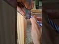 Membuat takikan sudut kaki lemari yang sempurna #woodworking #diy #tips #tools #tricks