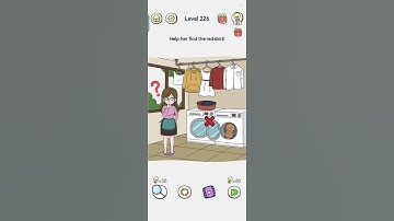 Brain out 2 Level 226 Puzzle solved 👍 Help her find the red shirt? #braintestsolution #easybrain