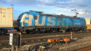 Fürth: Schöne lange gemischte Güterzüge & Ganzzüge, IC2, ICE, Desiro HC des FTX, Talent2