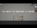 16 ways to destroy a house in melon playground