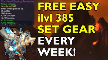 Free 385 gear from Elemental Storms / Primal Storms event - WoW Dragonflight