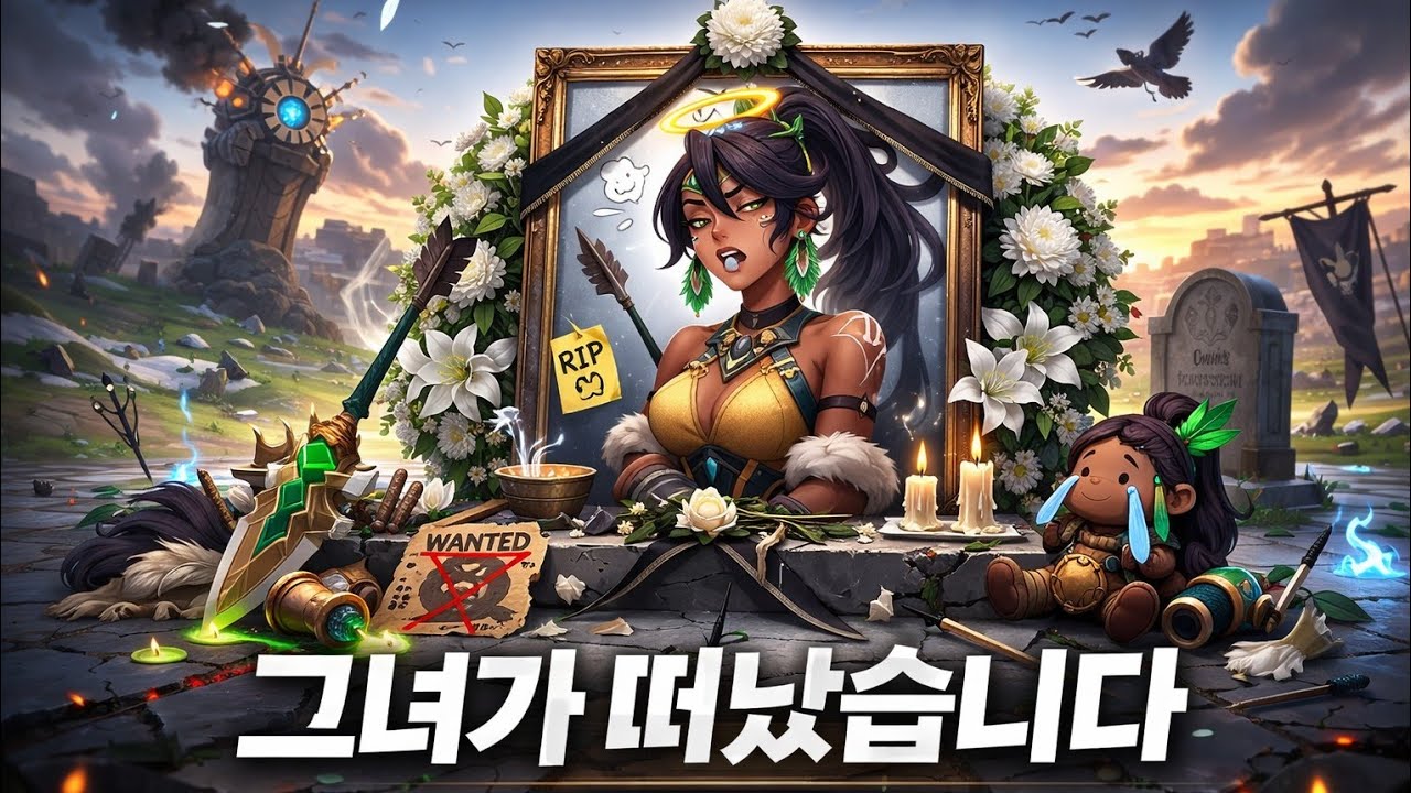 와일드리프트 니달리 은퇴식 : X를 눌러 조이를 표하시오