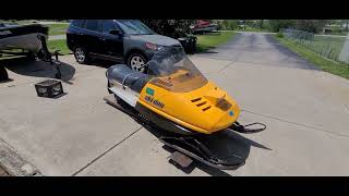 Skidoo 377 found in a field plus SUPER CLEAN GIVEAWAY