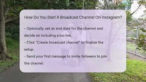 How Do You Start A Broadcast Channel On Instagram? - Everyday-Networking