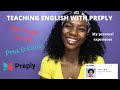 TEACHING ENGLISH ON PREPLY: Everything you need to know