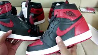 JORDAN 1 BRED REAL VS FAKE (SCOOP208)