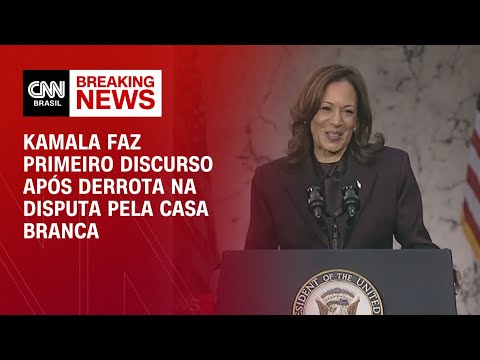 Kamala faz primeiro