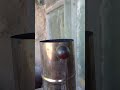 Пламя идёт из трубы самовара 14-ого Мая