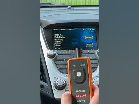 Chevy equinox TPMS reset - YouTube