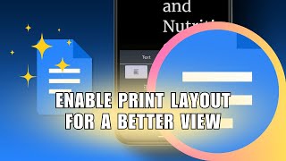 Google Docs Mobile Trick! How to Enable Print Layout for a Better View