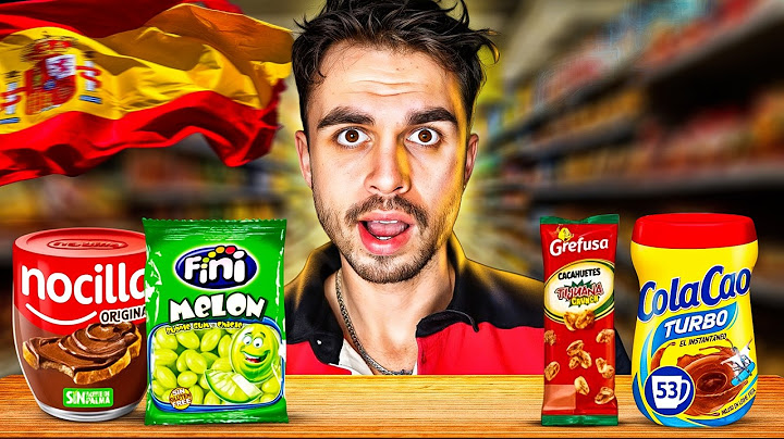 UN FRANCÉS PROBANDO SNACKS EN ESPAÑA