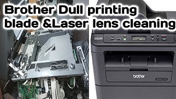 Brother Dcp L2541 laser printers  dull and light printing problem repair 100%