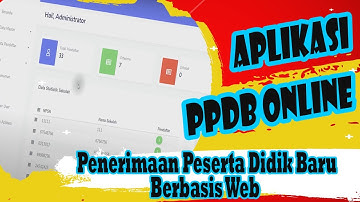Aplikasi PPDB (Penerimaan Peserta Didik Baru) Online Berbasis Web