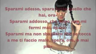 Baby K - Sparami (Testo - Lyrics on screen) HD chords
