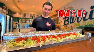 I Think They Overhyped This Giant Burrito Eating Challenge…
