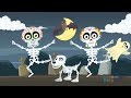 💀 Las Calaveras 💀 Salen De Su Tumba, CHUMBALA CACHUMBALA - Canciones Infantiles de Halloween