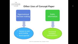 How To Win Grants Series: Concept Papers - Grantsmanship