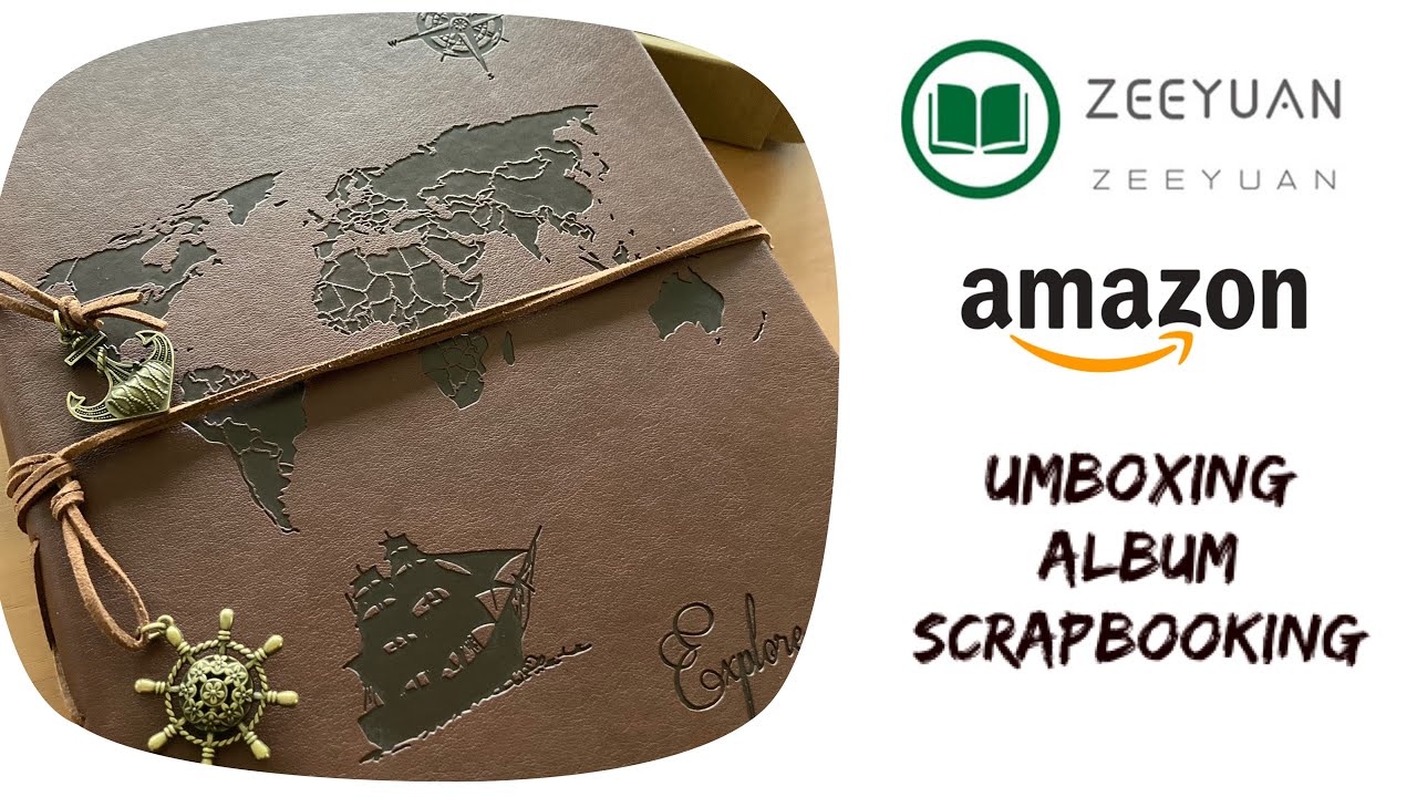 Umboxing album / classeur scrapbooking partenariat avec ZEEYUAN sur