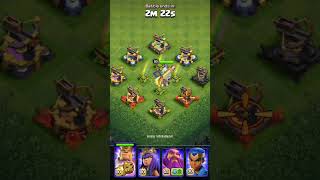 Barbarian King 🆚 X-Bows #Clashofclans #Shorts