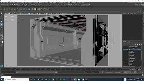ANI 150 Sci Fi Hallway Module 06 UV Mapping Part 05