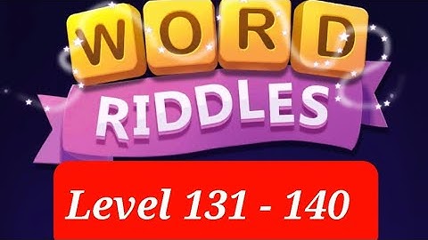Word Riddles 📝 level 131 - 140 | Offline Word Game - Word Association Game | #Blue7