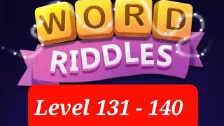Word Riddles 📝 level 131 - 140 | Offline Word Game - Word Association Game | #Blue7 screenshot 5