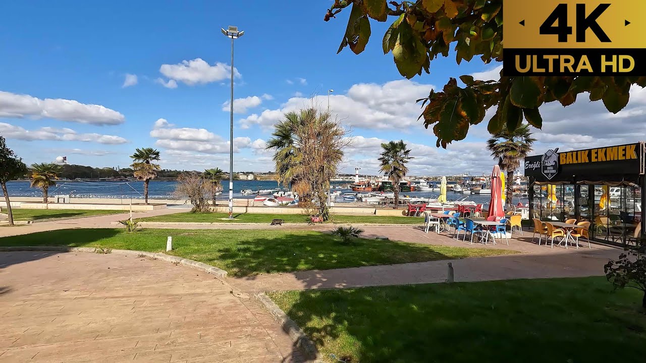 Tekirdağ Marmara Ereğlisi | ATATÜRK Caddesi | Dereağzı Sahili ve Halk Plajı | 4K | 60fps | 2024 |