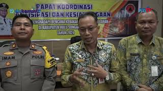 #HABARHSS - MEMASUKI MUSIM KEMARAU, PEMKAB HSS GELAR RAKOR ANTISIPASI KARHUTLA 2024