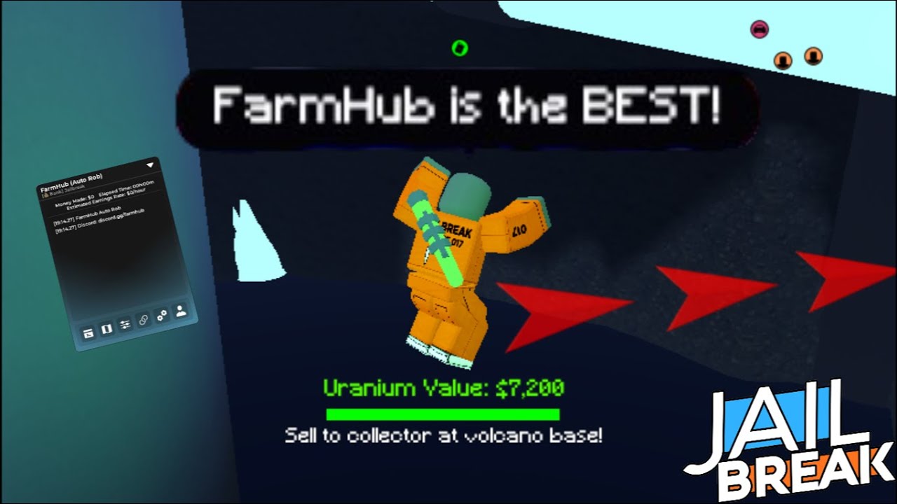 The Best [FREE] Roblox Jailbreak Script (FarmHub) | Auto Rob, Kill Aura, FPS Booster | PC & MOBILE