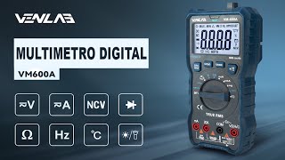 Polimetro digital VENLAB VM-600A