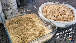 POTATO AND MACARONI SALADS || SOUTH  AFRICA