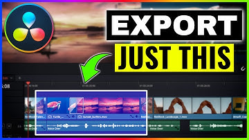 Export Part of a Timeline in Davinci Resolve