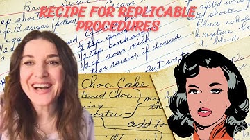 This #DimensionofABA Contains the Original Recipe for #Replicable Procedures (A-5)