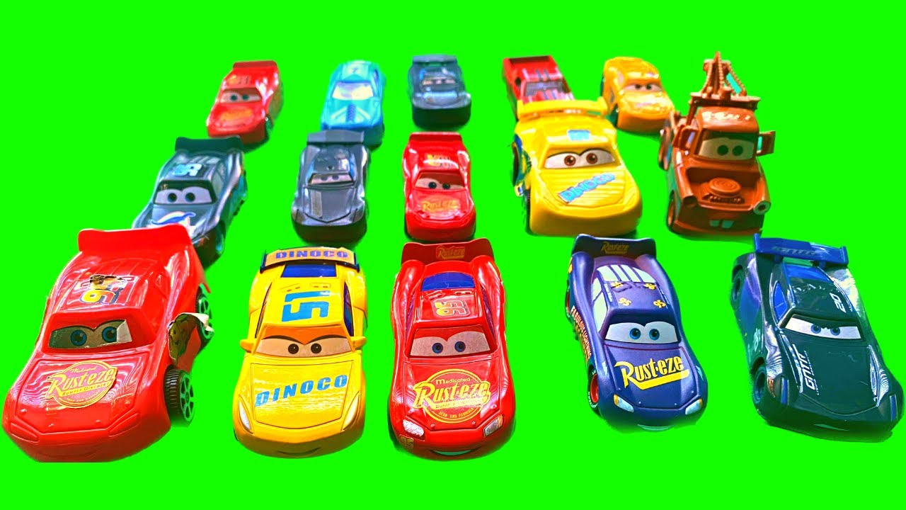 Toy Car in Water lightning mcqueen toys all the water in pool