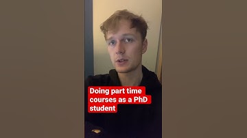 Doing part time courses as a PhD student #academia #phd #study #tips