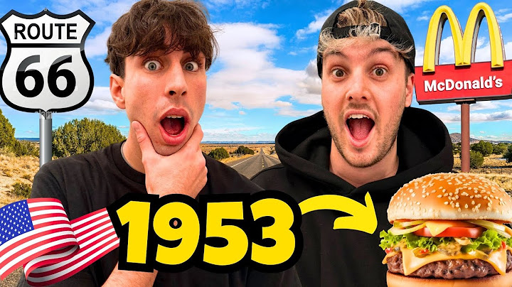MANGIAMO nel MC DONALDS PIÙ ANTICO del MONDO!🇺🇸🍔