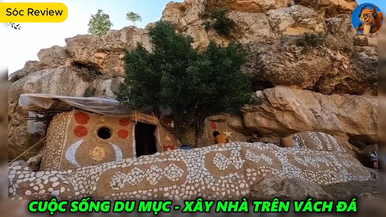Cuộc Sống Du Mục | Gia Đình Tự Xây Nhà Từ Đá, Đất Giữa Vùng Núi Khắc Nghiệt #sinhton #dumuc