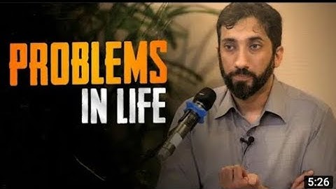 The Solution to All your Problems - Nouman Ali Khan