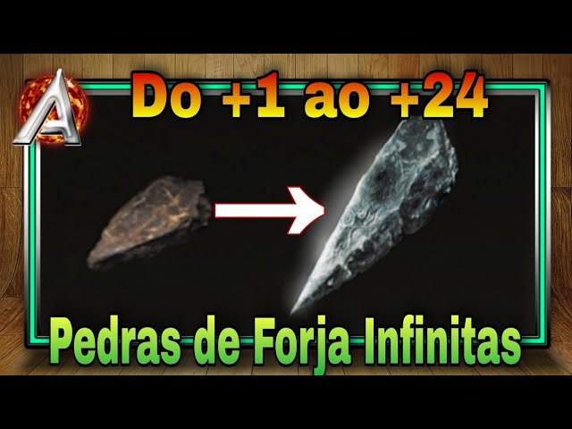 ELDEN RING: ARMAS NÍVEL MÁXIMO COM PEDRAS DE FORJA INFINITAS