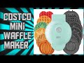 Unboxing costco mini waffle maker  trending mini waffle maker